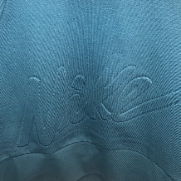 NIKE get fit crew sweatshirt BLUE size M - Picture 2 of 5